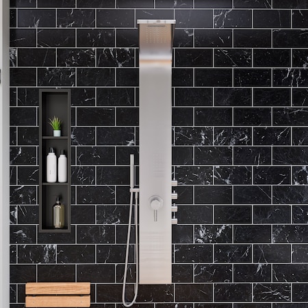 Alfi Brand ALFI brand ABSP30 SS Shower Panel W/ 2 Body Sprays ABSP30